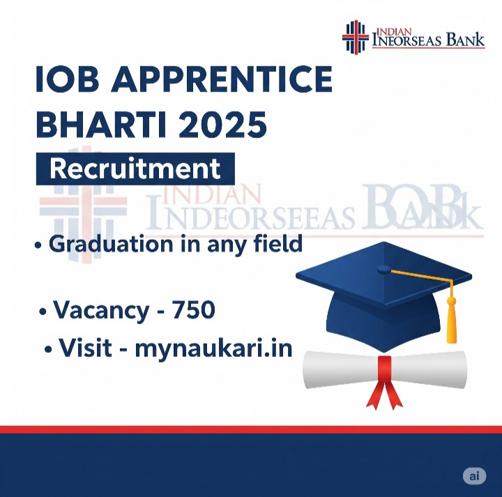 IOB Apprentice Bharti 2025