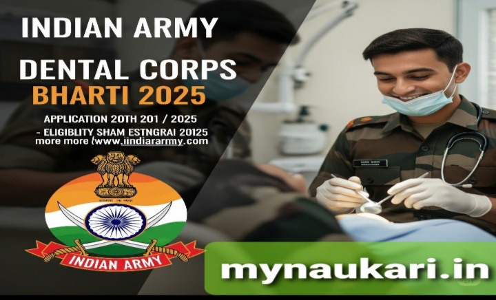 Indian Army Dental Corps Bharti 2025