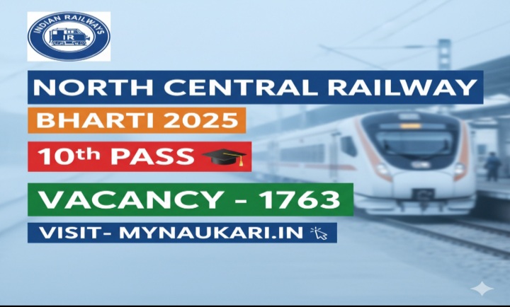 North Central Railway Bharti 2025